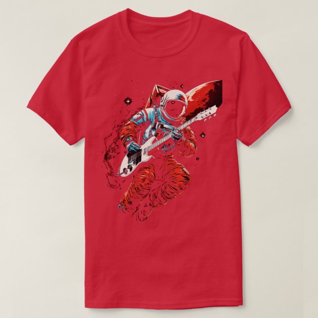 Rock Roll Music Concert Festival Astronaut Space G T-Shirt (Design Front)