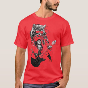Rock Roll Music Concert Festival Cat Rock Guitar 1 T-Shirt
