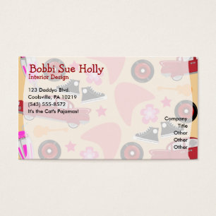 Rock Roll Pink Fifties Fun Time Cute Happy Pattern