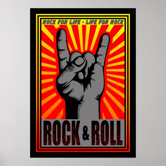 Rock & Roll Poster (Front)