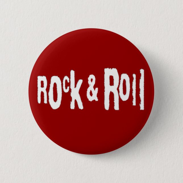 Rock & Roll Red Button (Front)