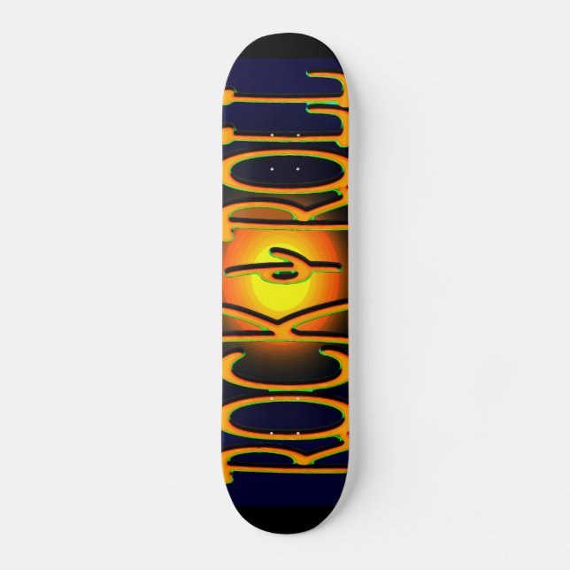 Rock & Roll Skateboard (Front)