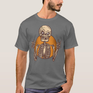 Rock & Roll Skeleton Guitar Player For Music Lover T-Shirt