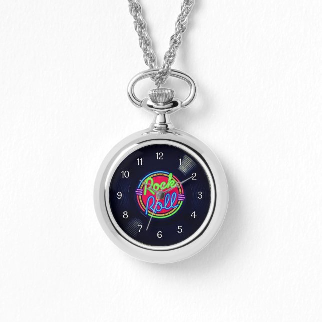 Rock & Roll Vinyl Watch (Front)