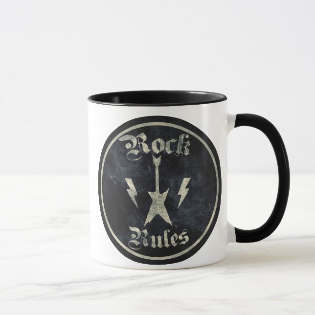 Rock Rules !! Mug (Right)