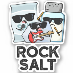 Rock Salt Funny Condiment Music Pun 