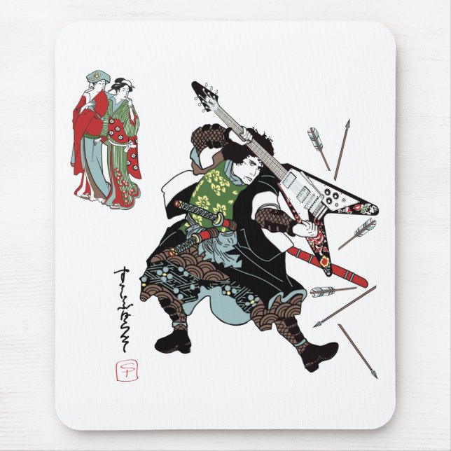 Rock Samurai Mouse Pad (Front)