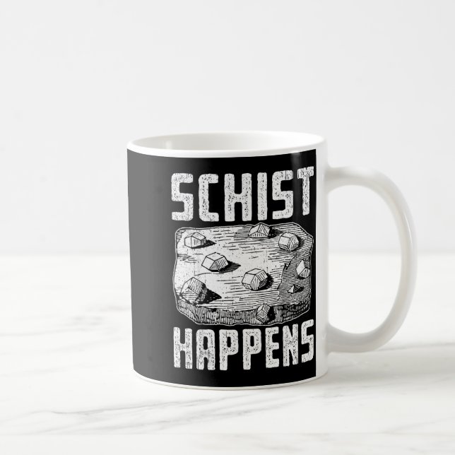 Rock science pun design for geology nerds  coffee mug (Right)