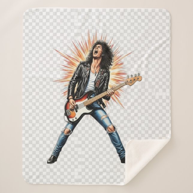 Rock sherpa blanket (Front)