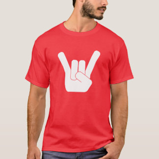 Rock Sign White T-Shirt