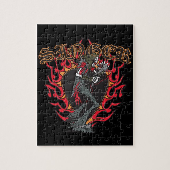 Rock Singer Jigsaw Puzzle (Vertical)