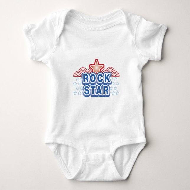 Rock Star Baby Bodysuit (Front)