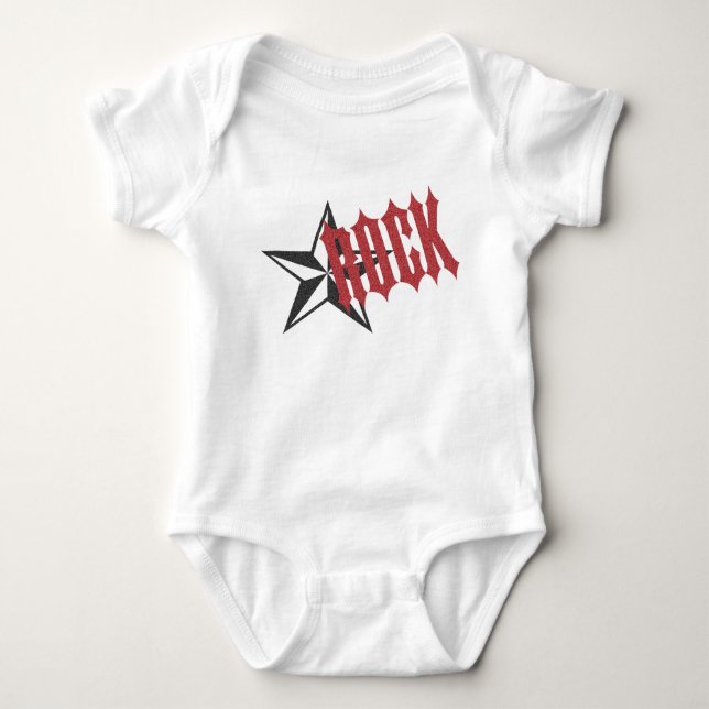 Rock Star Baby Bodysuit (Front)