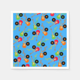 Rock Star Boy birthday party Napkin
