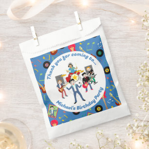 Rock Star Boys Band Birthday Party Favour Bags