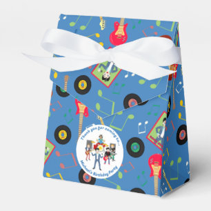 Rock Star Boys Band Birthday Party Favour Box