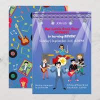Rock Star Boys Band Birthday Party
