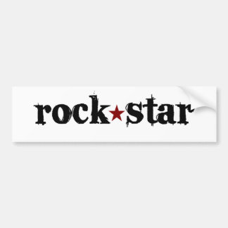 Rock Star Bumper Sticker