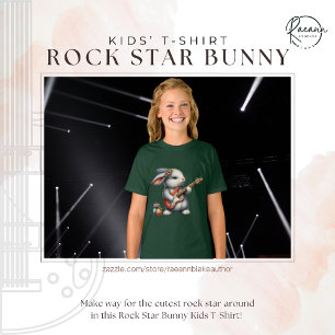 Rock Star Bunny Kids T-Shirt