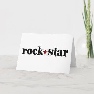 Rock Star Card