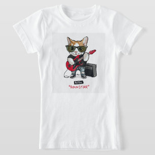 Rock Star Cat T-Shirt