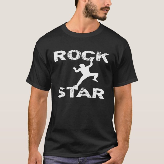 Rock Star Climber Climbing T-Shirt (Front)