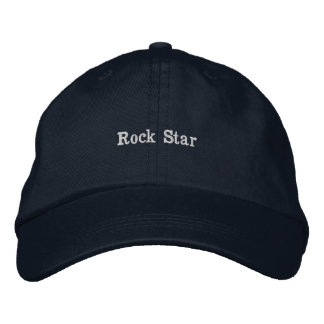 Rock Star Embroidered Hat