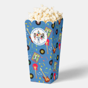 Rock Star Girl Band Birthday Party Favour Box