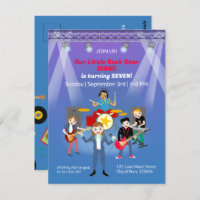 Rock Star Girl Band Birthday Party