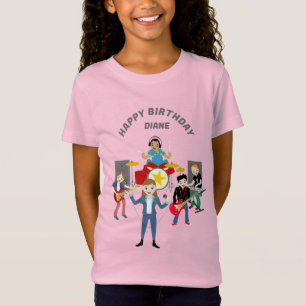 Rock Star Girl Band Birthday Party T-Shirt