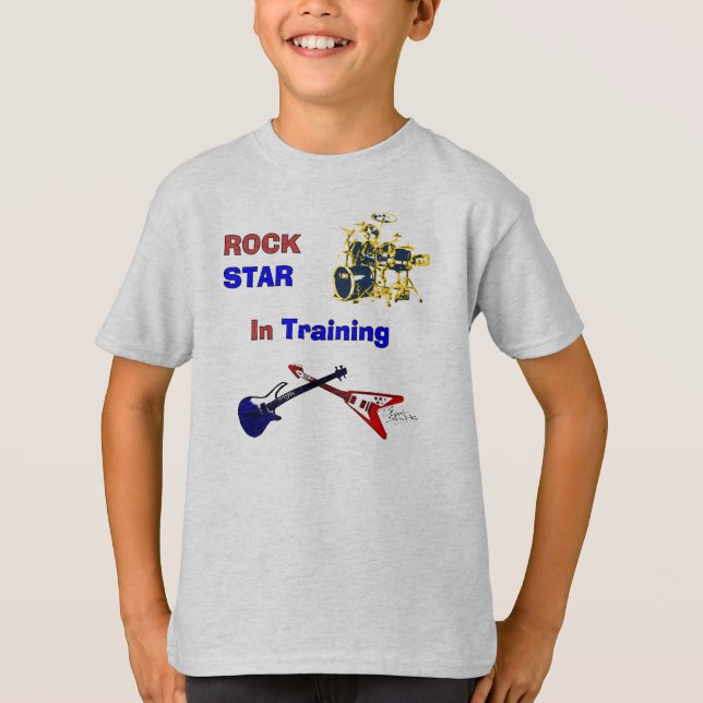 Rock Star In Training T-Shirt (Front)