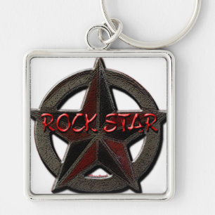 Rock Star Key Ring