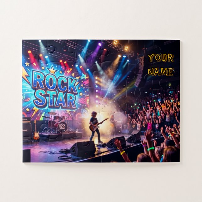 Rock Star Oversized Puzzle (Horizontal)