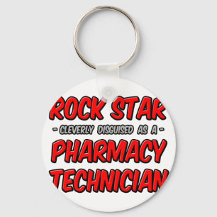 Rock Star .. Pharmacy Technician Key Ring