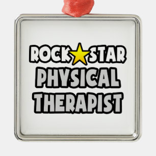 Rock Star Physical Therapist Metal Tree Decoration