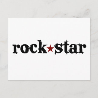 Rock Star Postcard
