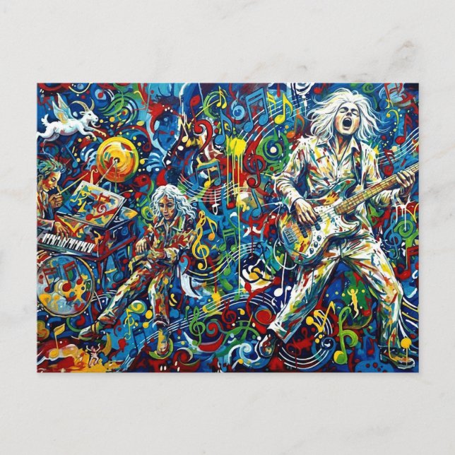 Rock Star Postcard (Front)