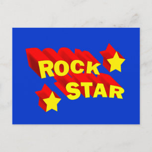 Rock Star Postcard