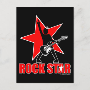 Rock Star Postcard