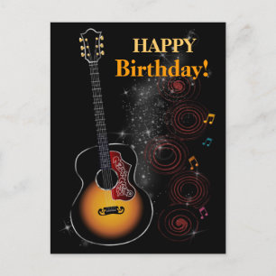 Rock star postcard