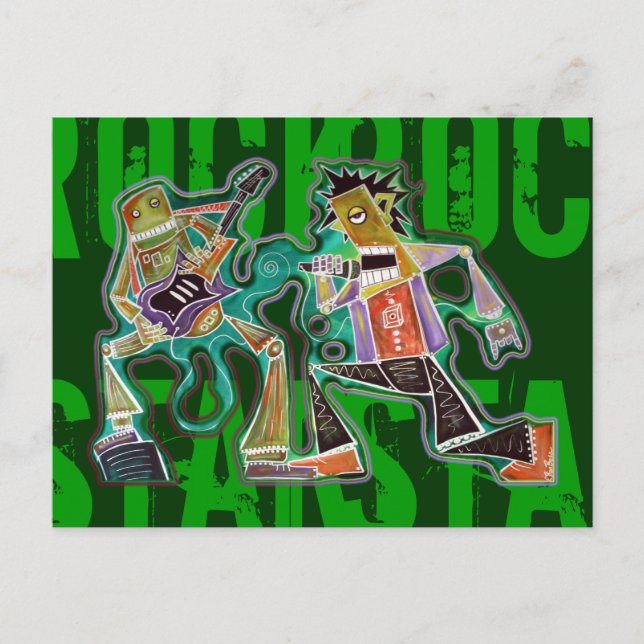 Rock Star Postcard (Front)
