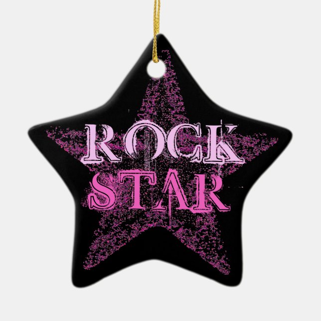 "Rock Star" Princess Ornament (Front)