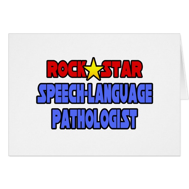 Rock Star Speech-Language Pathologist (Front Horizontal)