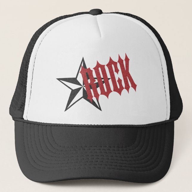 Rock Star Trucker Hat (Front)