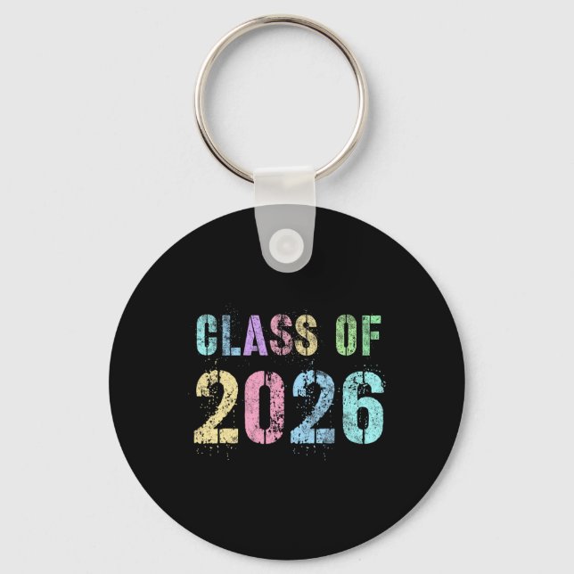 Rock Stars Future Cl Of 2026 Graduation Goodbye 8t Key Ring (Front)