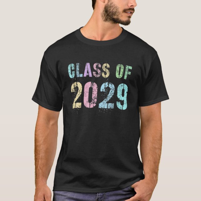 Rock Stars Future CLASS Of 2029 Graduation Goodbye T-Shirt (Front)