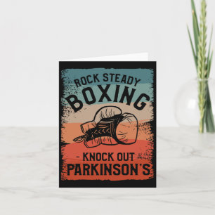 Rock Steady Boxing Knock Out Parkinson's Awareness Card