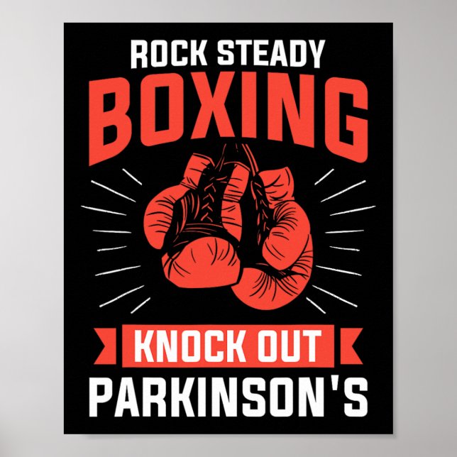 Rock Steady Boxing Knock Out Parkinson's Boxer  Poster (Front)