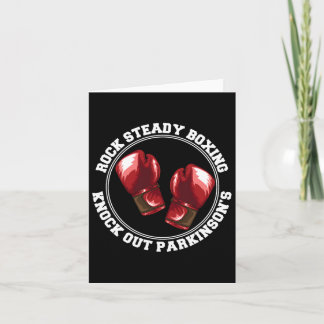 Rock Steady Boxing Knock Out Parkinsons Fighter Re Card