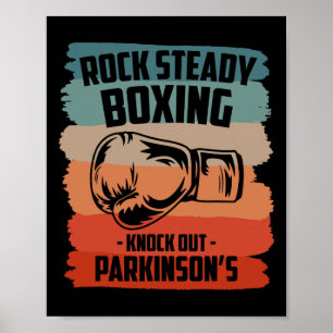 Rock Steady Boxing Knock Out Parkinson's Inspiring Poster